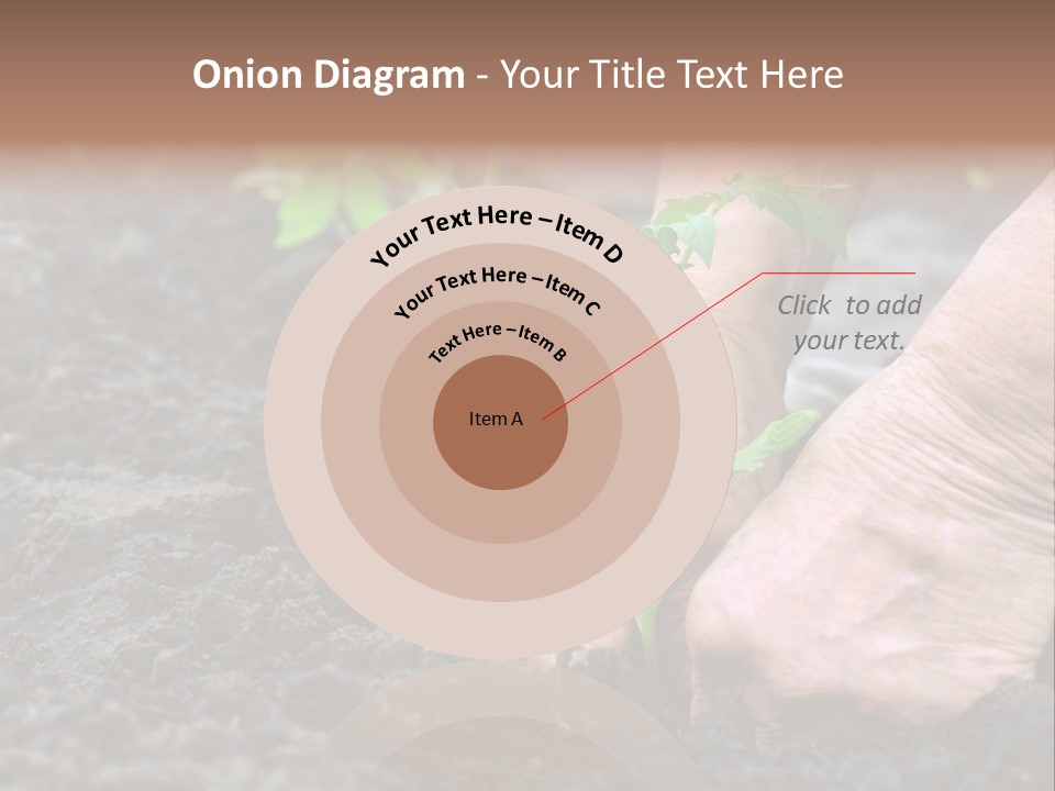 Seedling Greenhouse Sticking PowerPoint Template