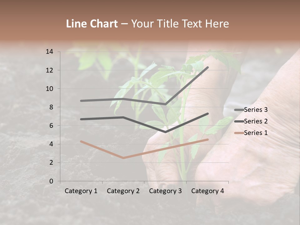 Seedling Greenhouse Sticking PowerPoint Template