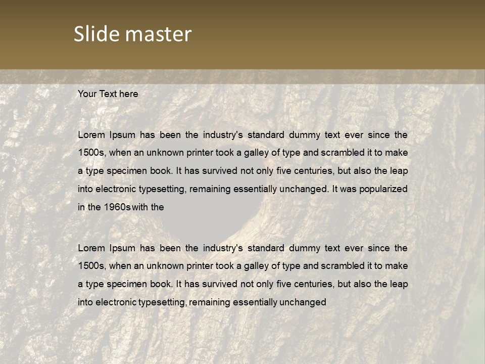 Background Natural Nest PowerPoint Template