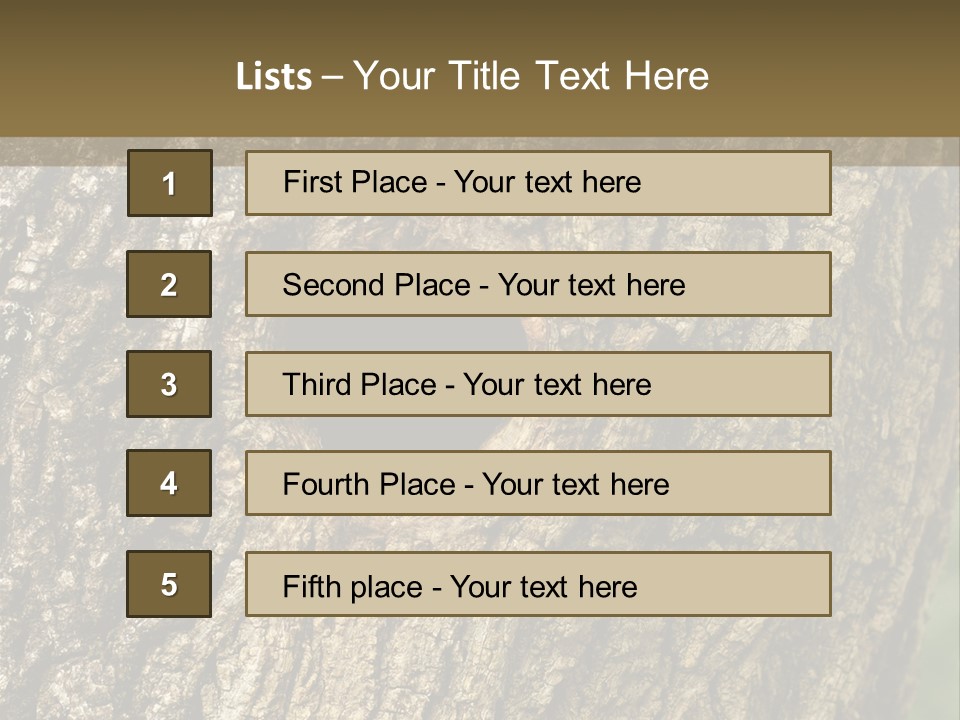 Background Natural Nest PowerPoint Template