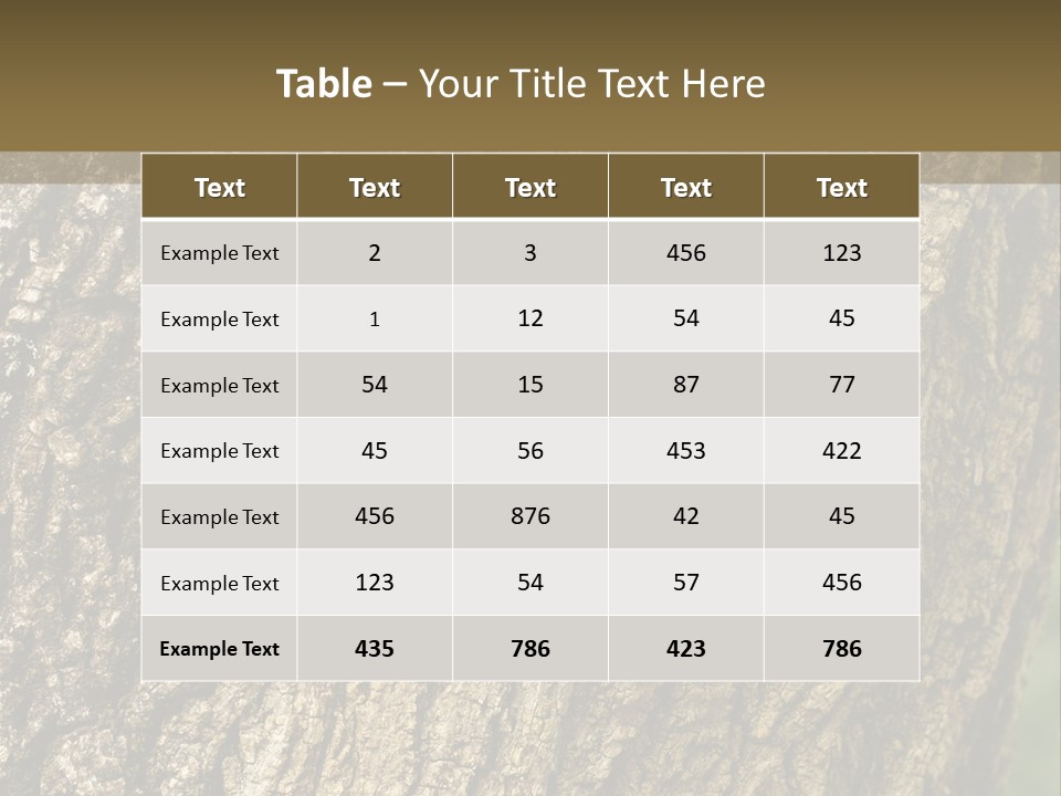 Background Natural Nest PowerPoint Template