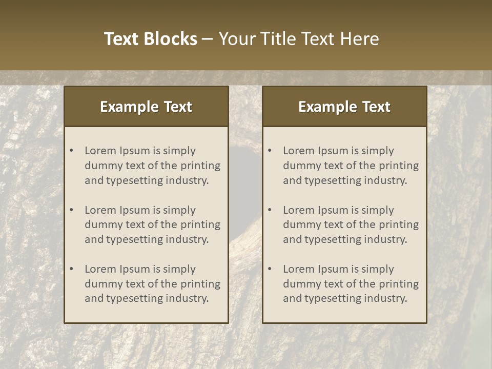 Background Natural Nest PowerPoint Template