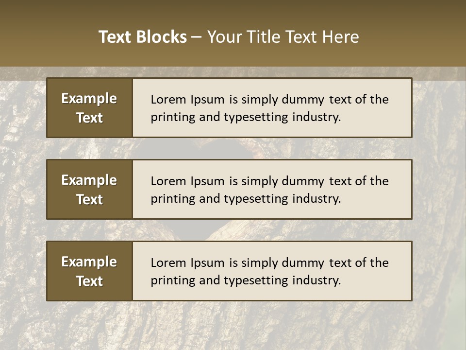 Background Natural Nest PowerPoint Template