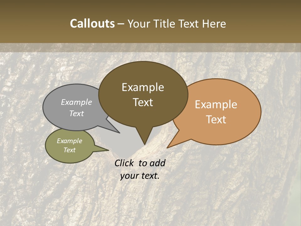 Background Natural Nest PowerPoint Template