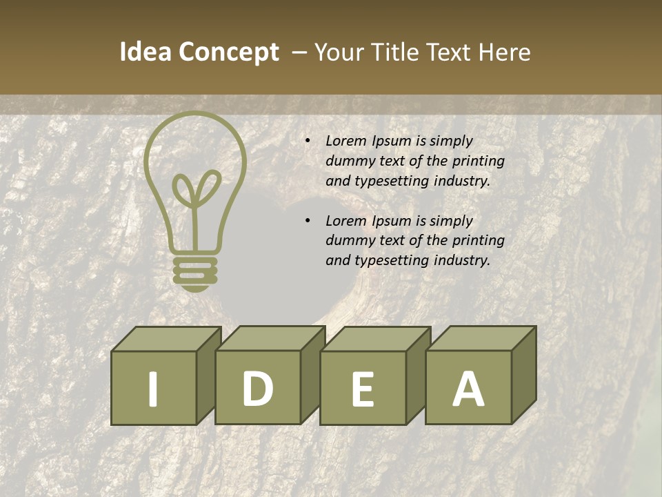 Background Natural Nest PowerPoint Template