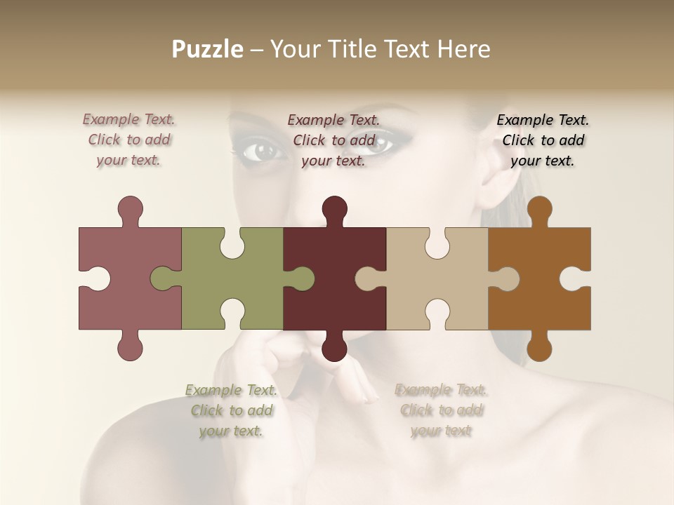 Beautiful Clear Female PowerPoint Template