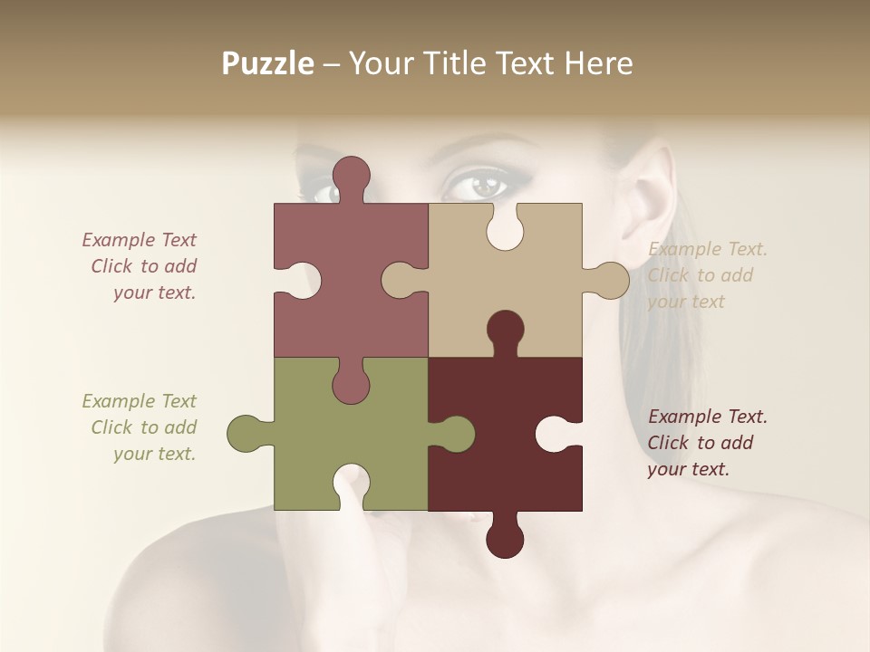 Beautiful Clear Female PowerPoint Template