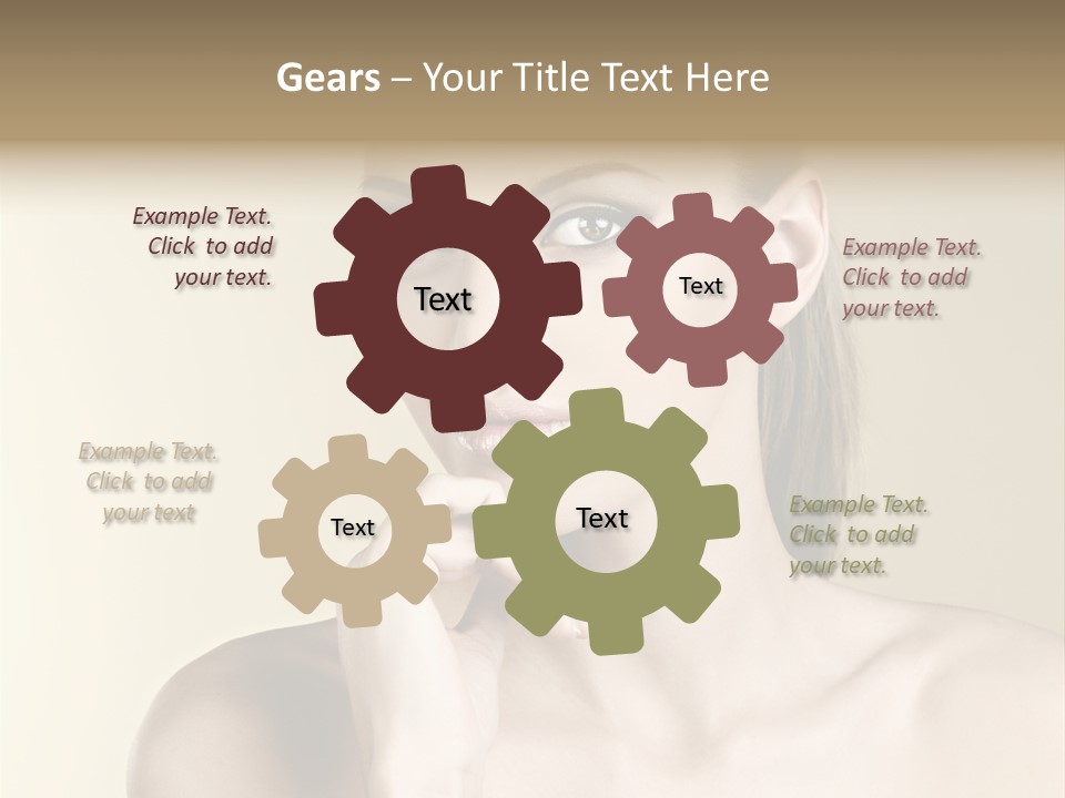 Beautiful Clear Female PowerPoint Template