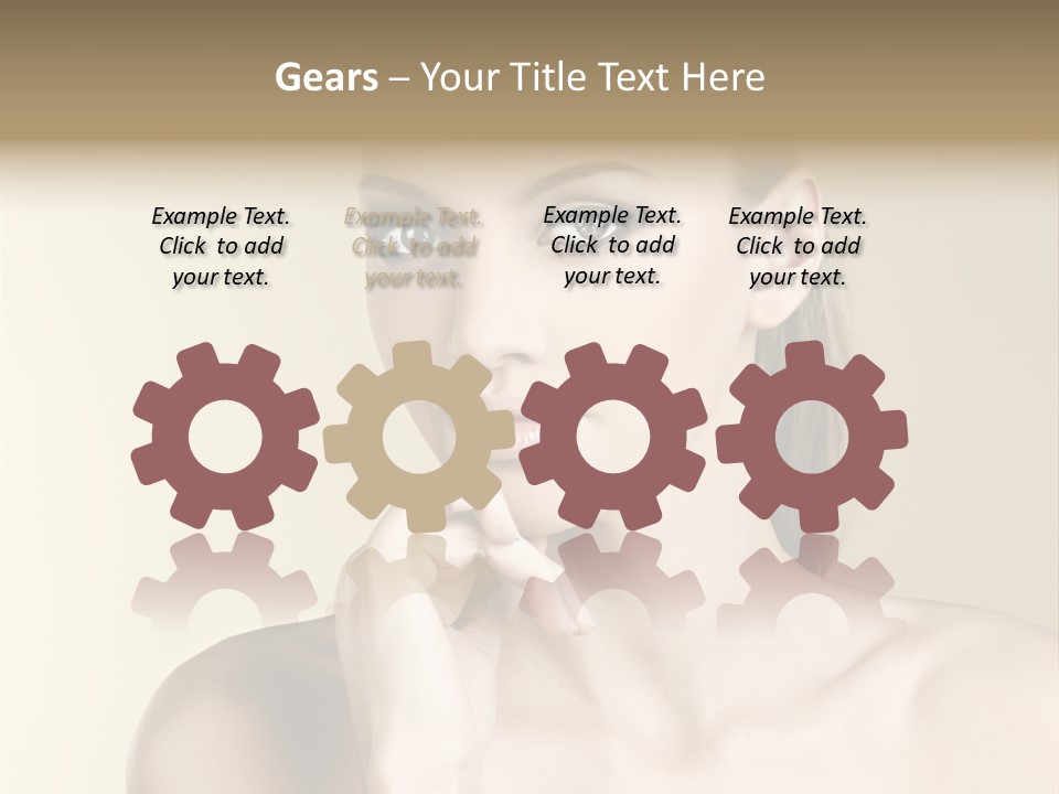 Beautiful Clear Female PowerPoint Template