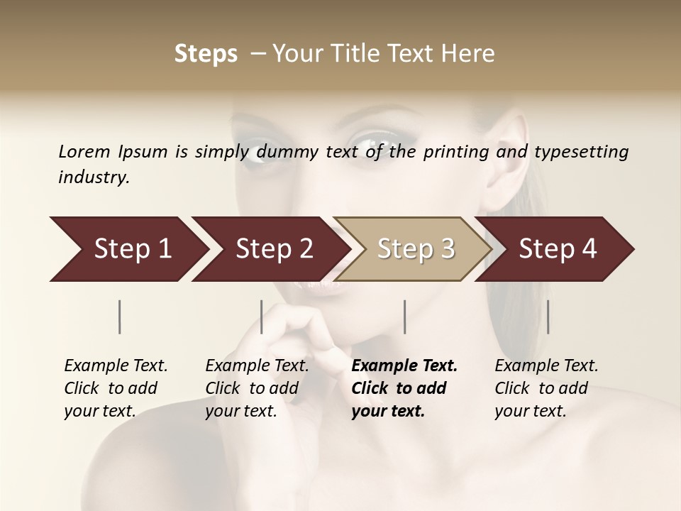 Beautiful Clear Female PowerPoint Template