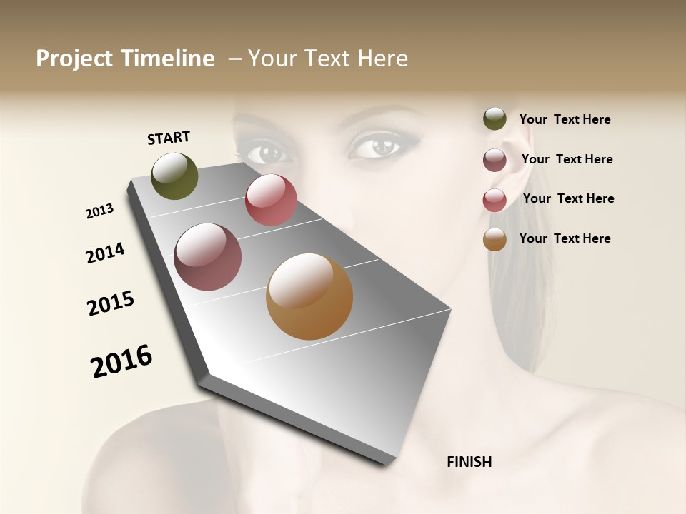 Beautiful Clear Female PowerPoint Template