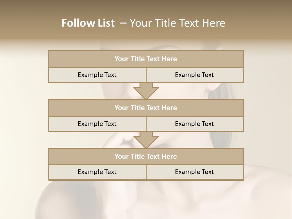 Beautiful Clear Female PowerPoint Template