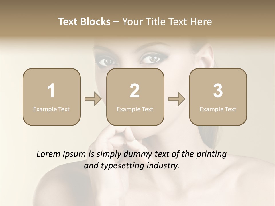 Beautiful Clear Female PowerPoint Template