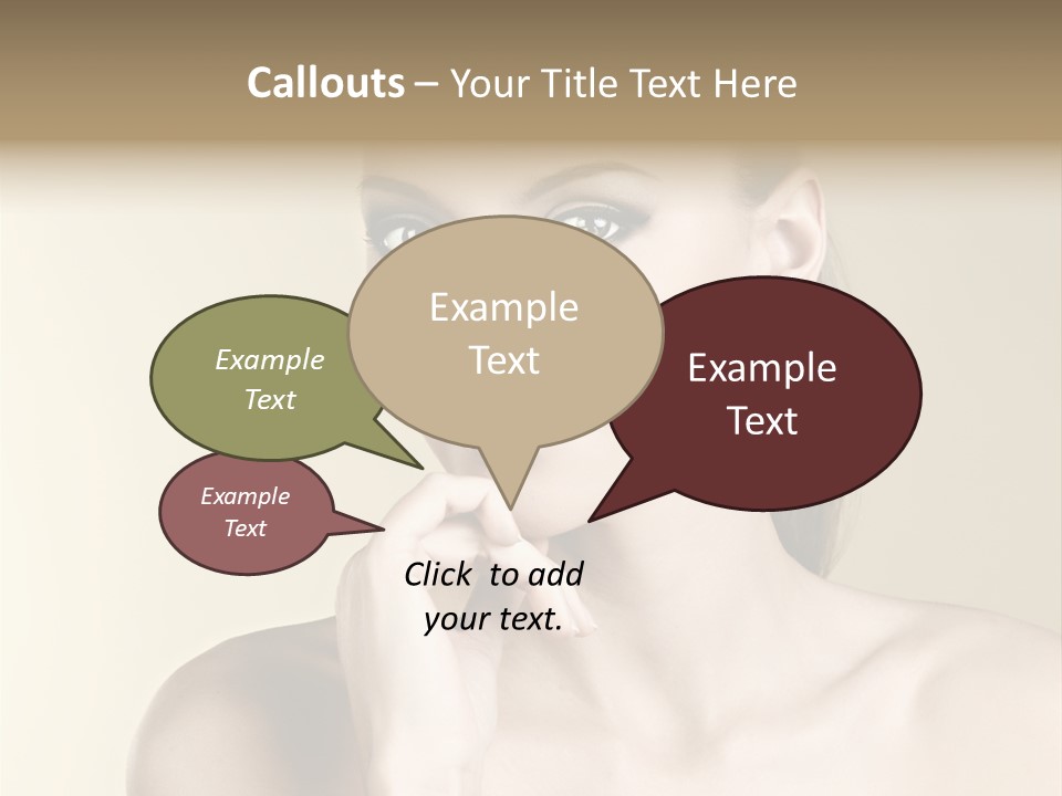 Beautiful Clear Female PowerPoint Template