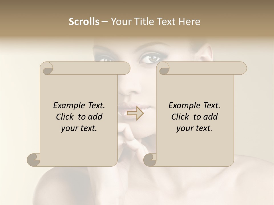 Beautiful Clear Female PowerPoint Template
