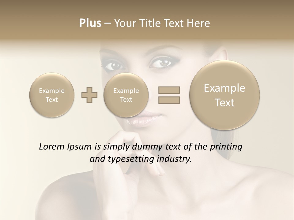 Beautiful Clear Female PowerPoint Template