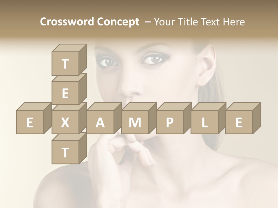 Beautiful Clear Female PowerPoint Template