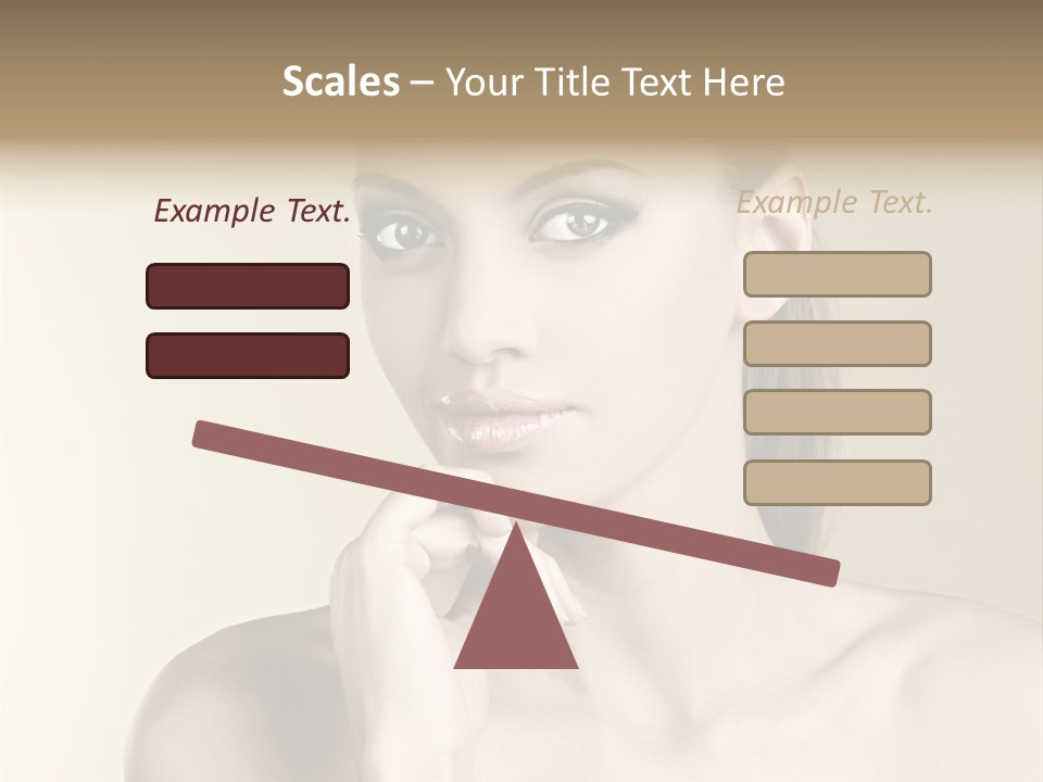 Beautiful Clear Female PowerPoint Template