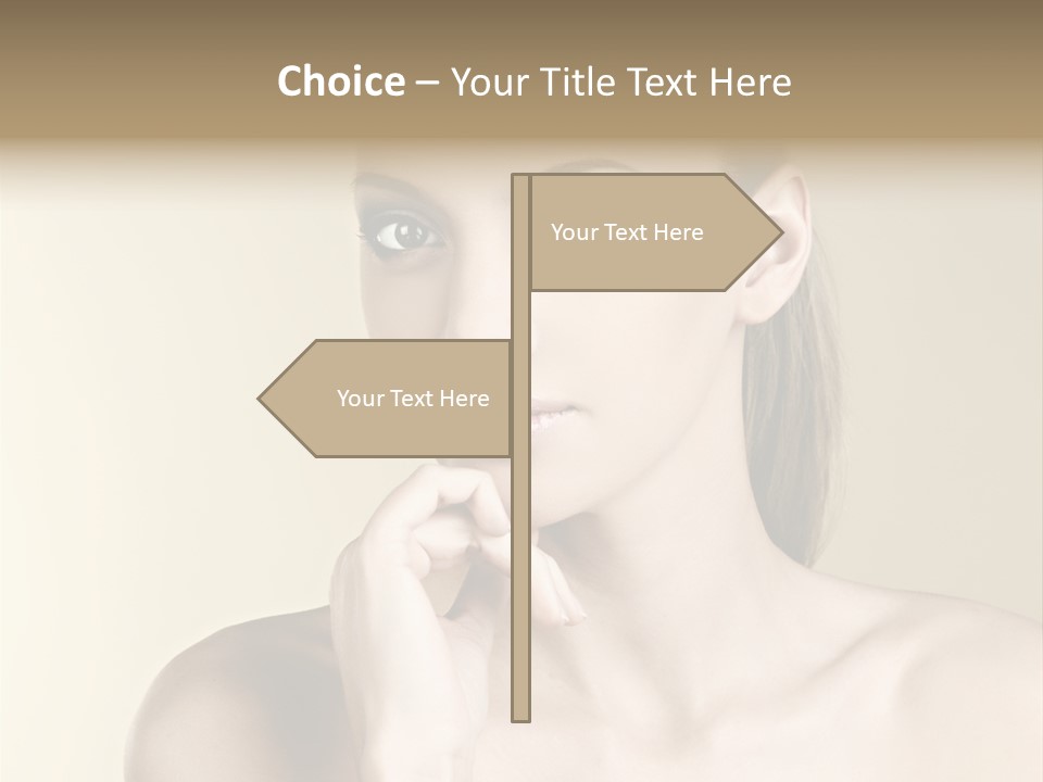 Beautiful Clear Female PowerPoint Template