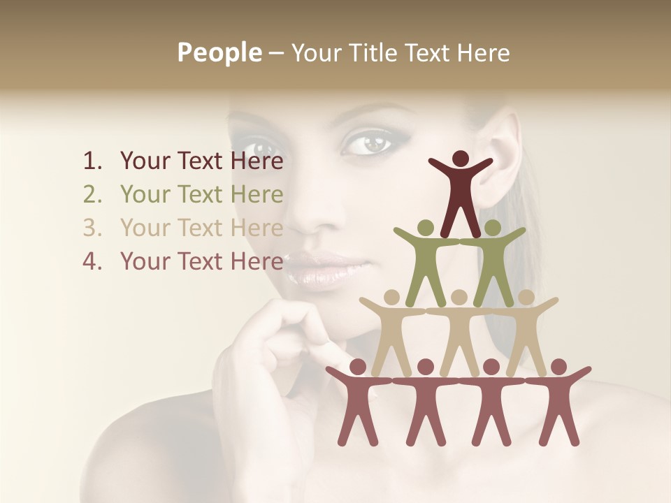Beautiful Clear Female PowerPoint Template