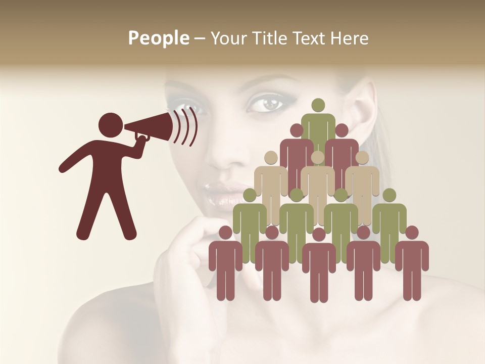 Beautiful Clear Female PowerPoint Template