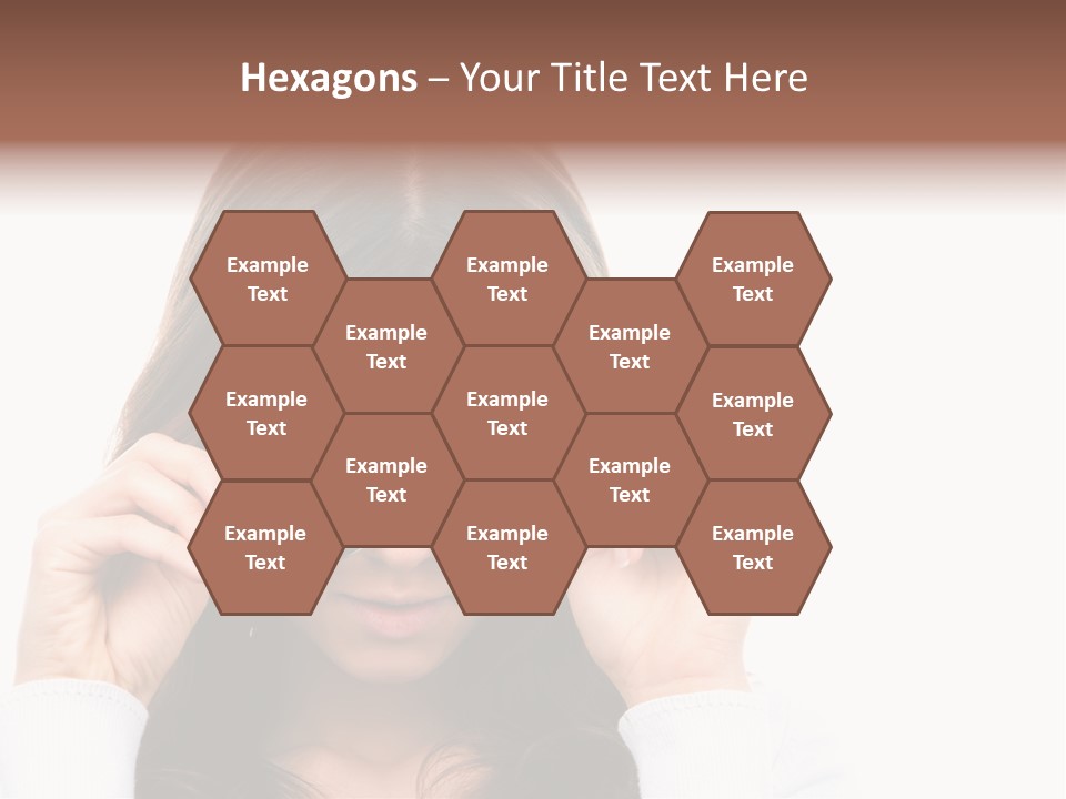 White Image Hand PowerPoint Template