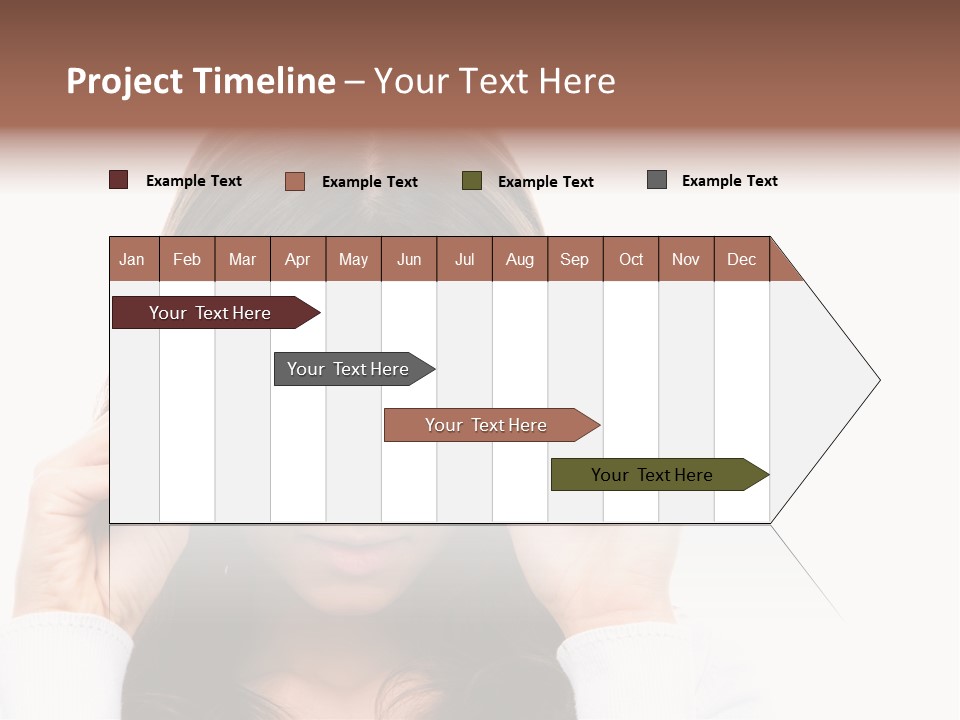 White Image Hand PowerPoint Template
