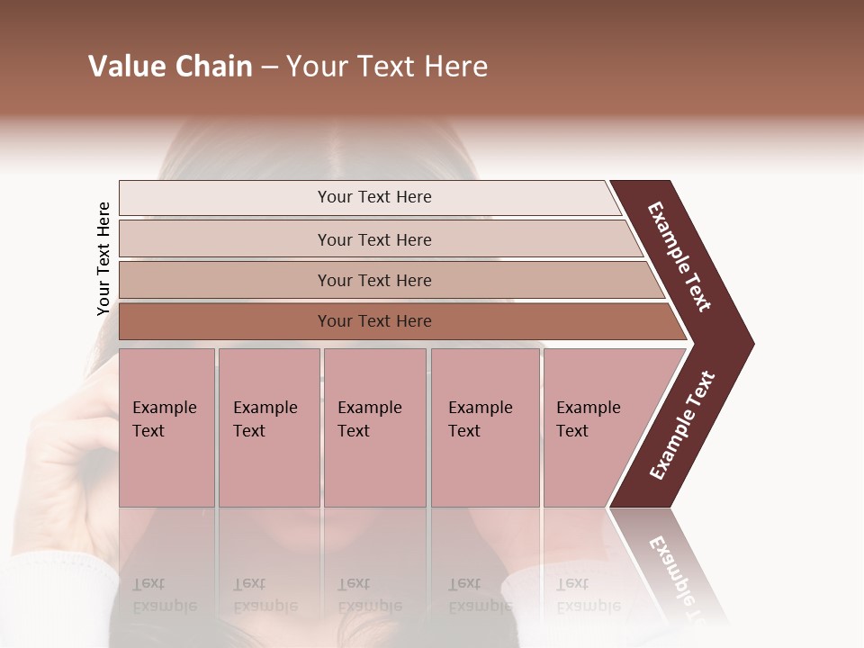 White Image Hand PowerPoint Template