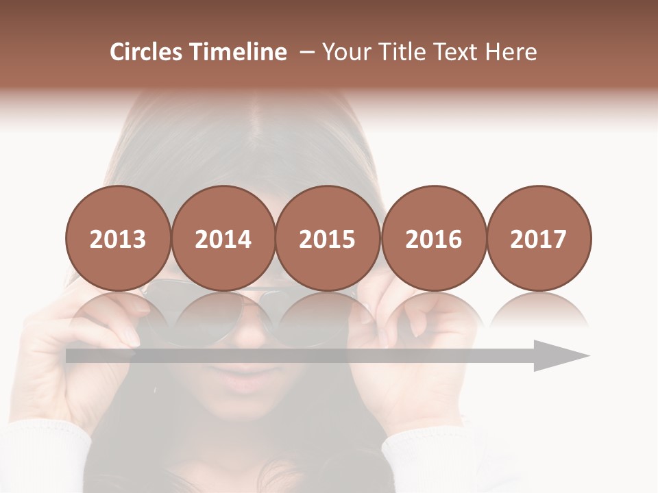 White Image Hand PowerPoint Template