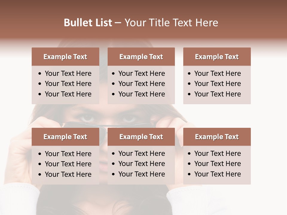 White Image Hand PowerPoint Template