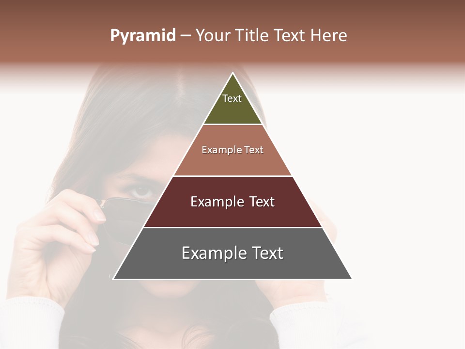 White Image Hand PowerPoint Template