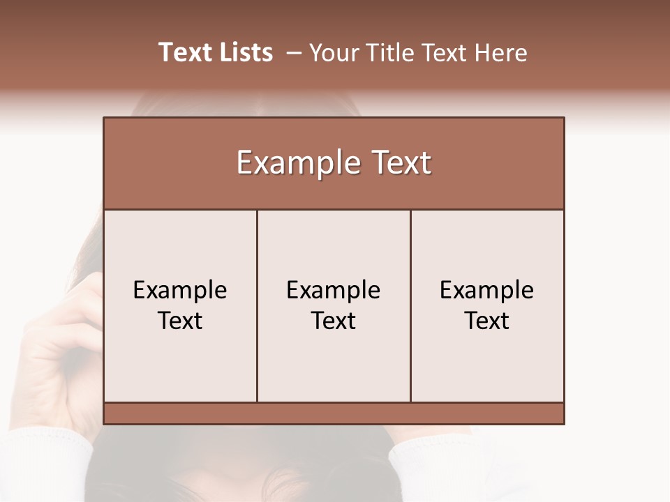 White Image Hand PowerPoint Template