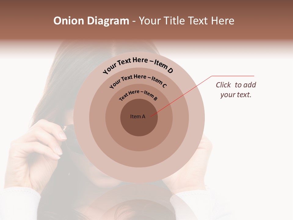 White Image Hand PowerPoint Template