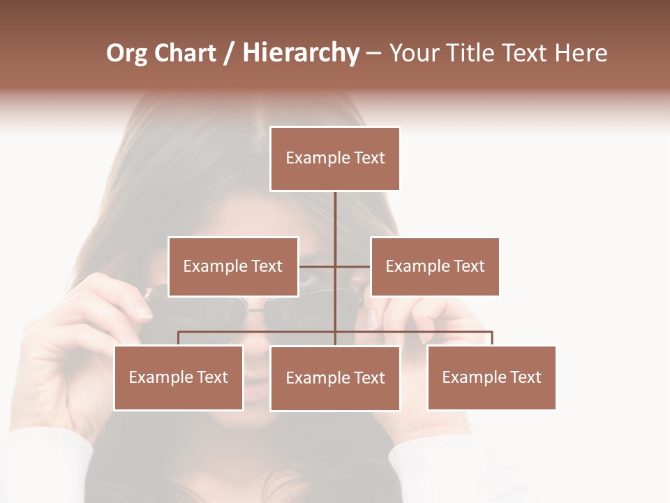 White Image Hand PowerPoint Template