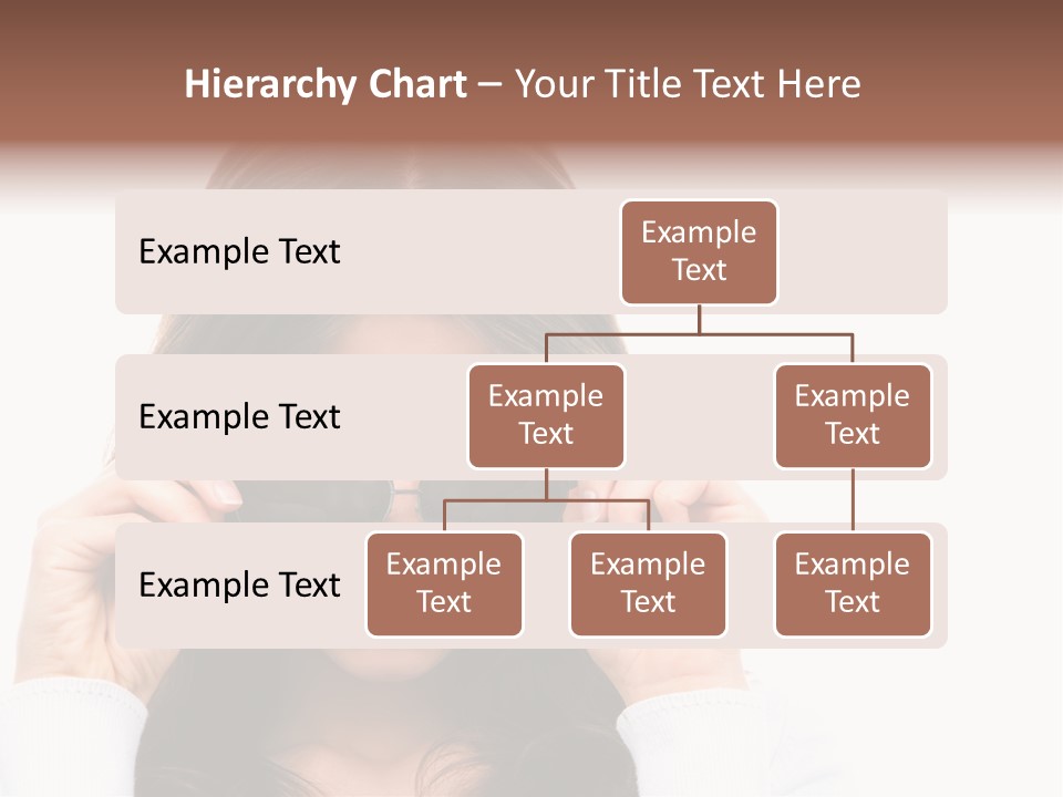 White Image Hand PowerPoint Template