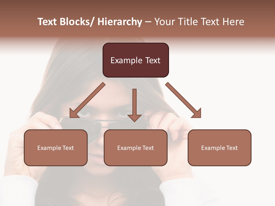 White Image Hand PowerPoint Template