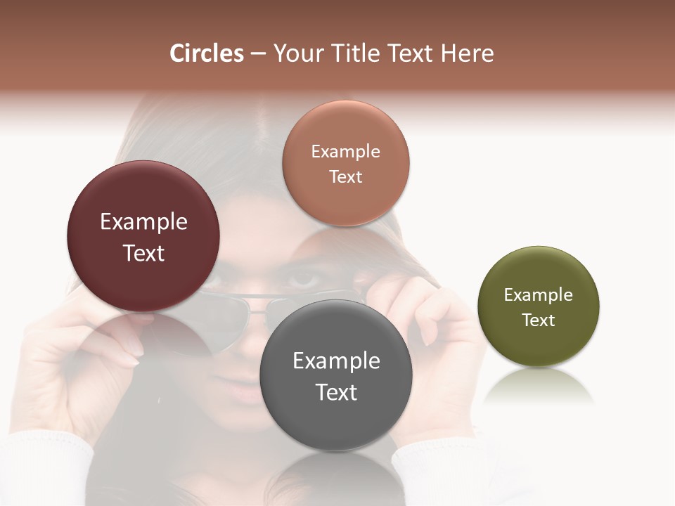 White Image Hand PowerPoint Template