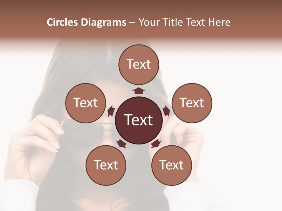 White Image Hand PowerPoint Template