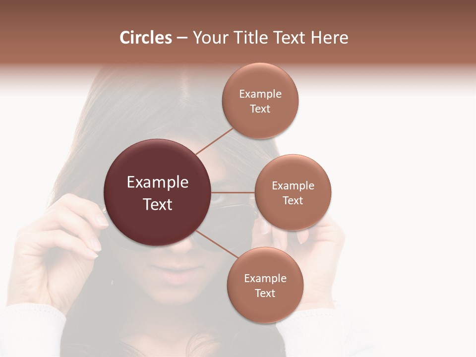 White Image Hand PowerPoint Template