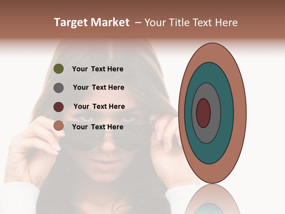 White Image Hand PowerPoint Template