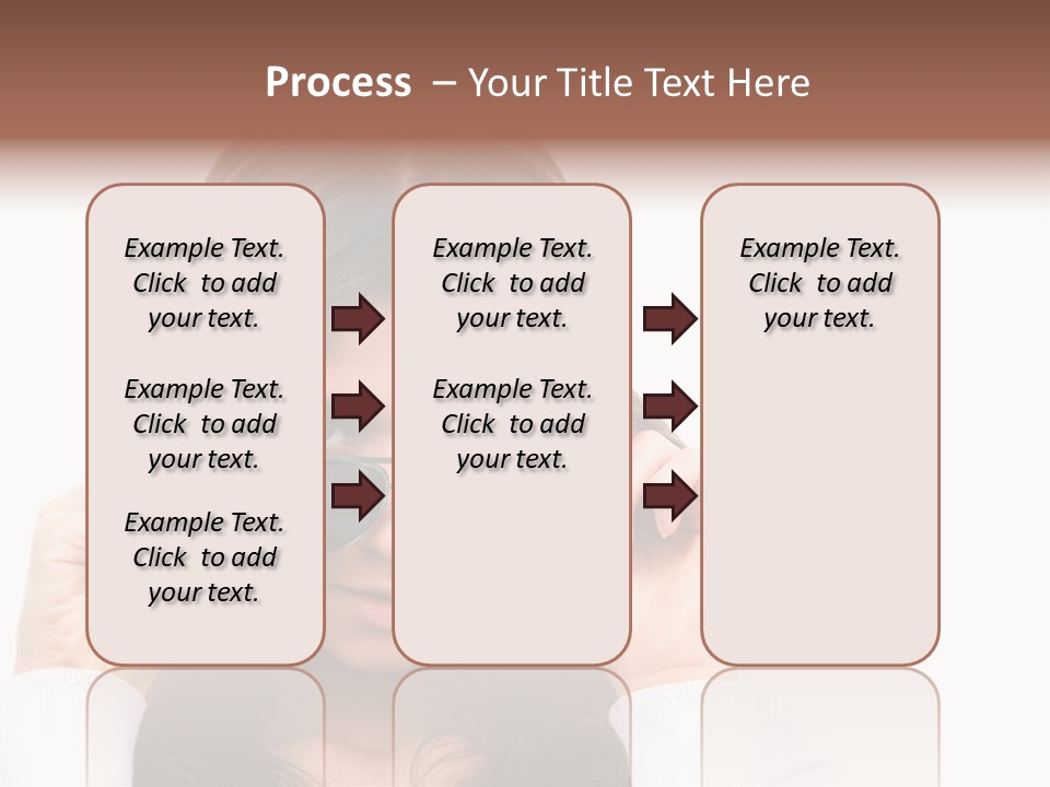 White Image Hand PowerPoint Template