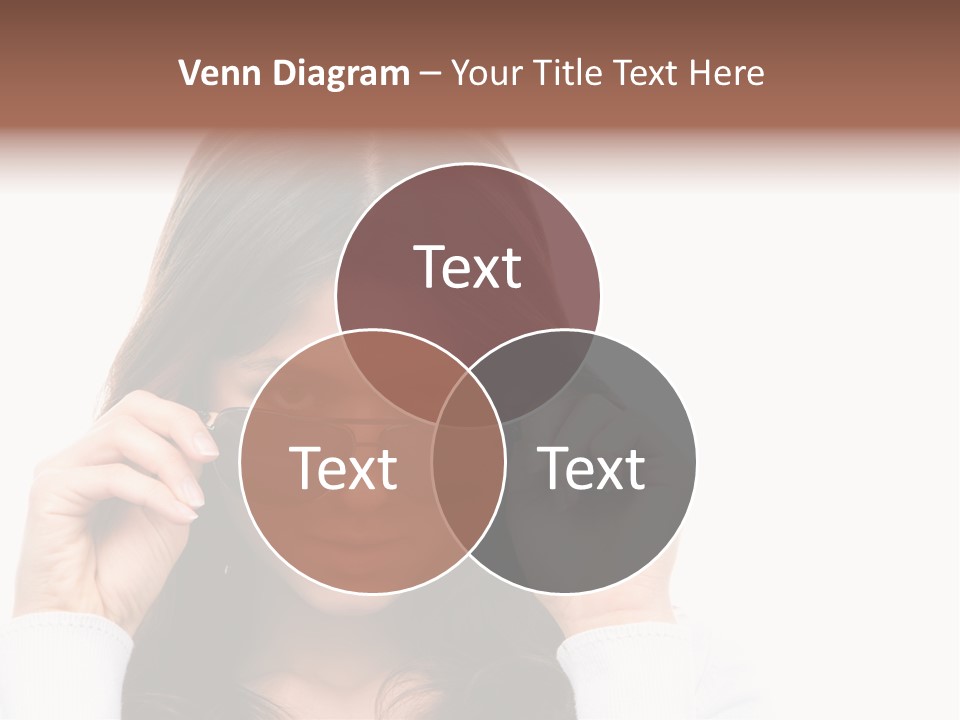 White Image Hand PowerPoint Template