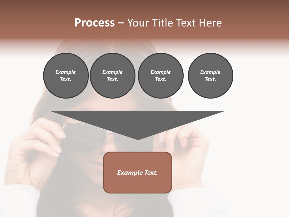 White Image Hand PowerPoint Template
