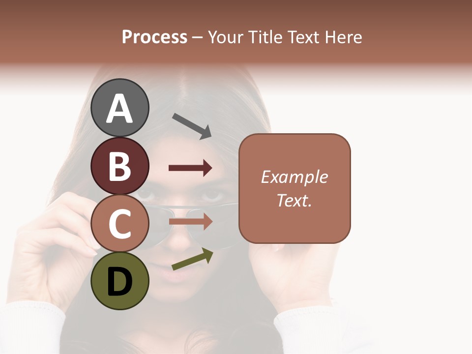 White Image Hand PowerPoint Template