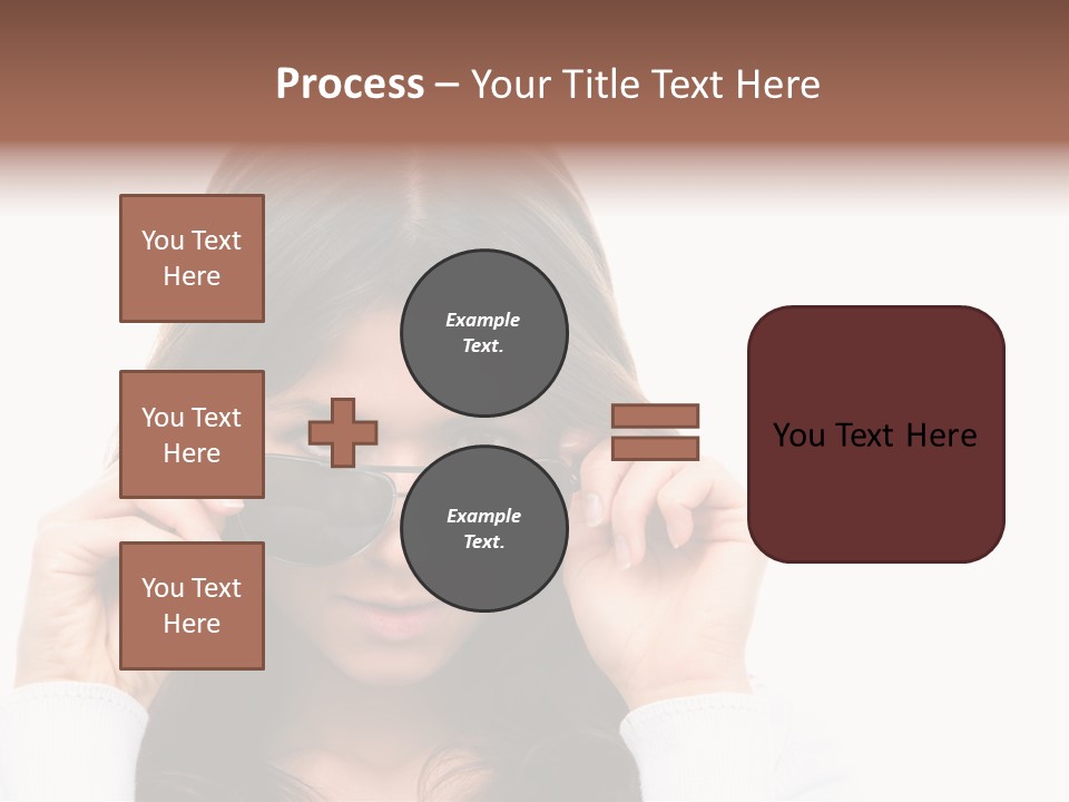 White Image Hand PowerPoint Template
