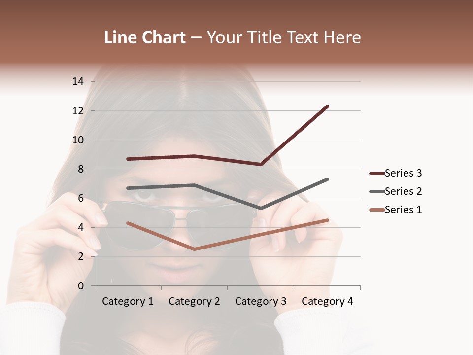 White Image Hand PowerPoint Template