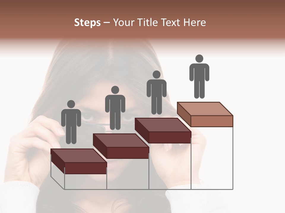 White Image Hand PowerPoint Template