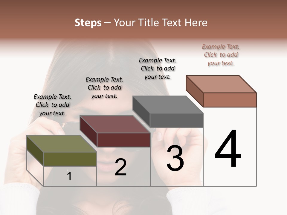 White Image Hand PowerPoint Template
