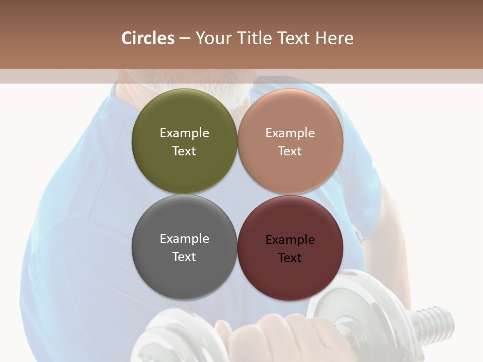 Stretch Vertical Man PowerPoint Template