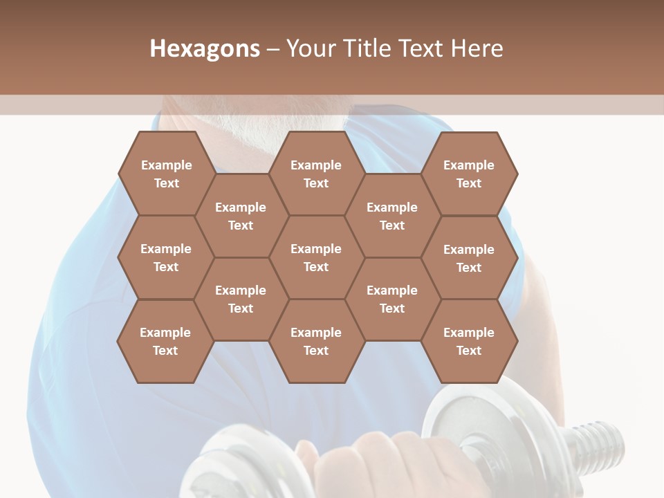 Stretch Vertical Man PowerPoint Template